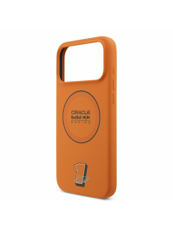 Red Bull Red Bull Silicone Blue Ring MagSafe Zadnji ovoj za iPhone 17 Pro Max Orange