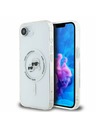 Karl Lagerfeld Karl Lagerfeld IML K&CH Heads Metal Frame MagSafe Zadnji ovoj za iPhone 16e/17e Transparent
