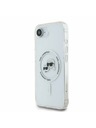 Karl Lagerfeld Karl Lagerfeld IML K&CH Heads Metal Frame MagSafe Zadnji ovoj za iPhone 16e/17e Transparent