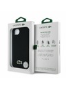 Lacoste Lacoste Iconic Petit Pique Woven Logo MagSafe Zadnji ovoj za iPhone 16e/17e Black