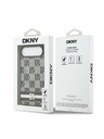 DKNY DKNY PU Leather Checkered Pattern and Stripe Zadnji ovoj za iPhone Air Black