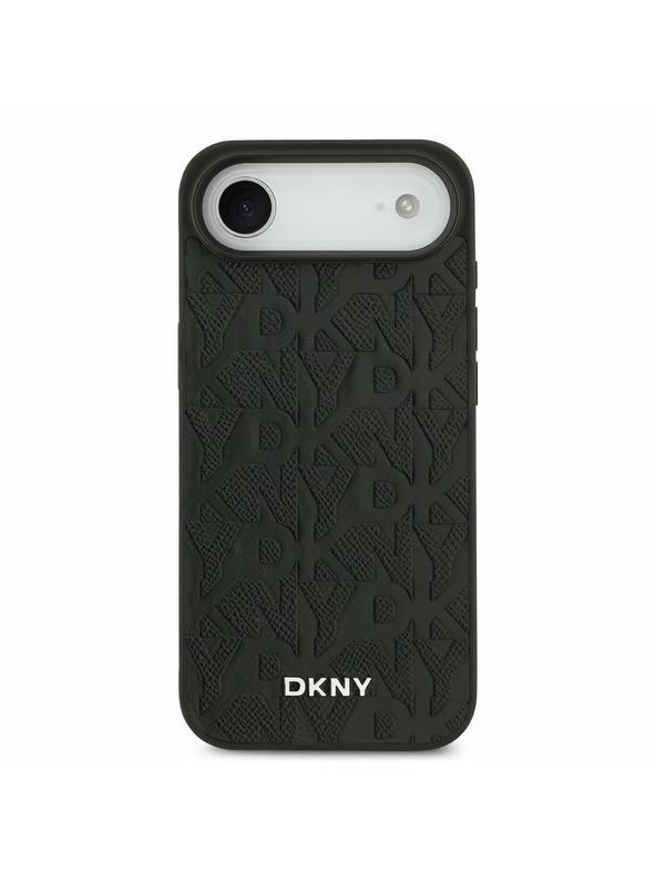 DKNY DKNY PU Leather Grid Pattern Magsafe Zadnji ovoj za iPhone Air Black