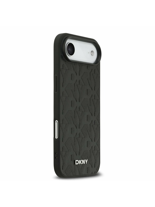 DKNY DKNY PU Leather Grid Pattern Magsafe Zadnji ovoj za iPhone Air Black