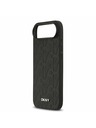 DKNY DKNY PU Leather Grid Pattern Magsafe Zadnji ovoj za iPhone Air Black