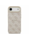 Guess Guess PU Leather 4G Gold Frame MagSafe Zadnji ovoj za iPhone Air Pink