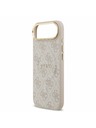 Guess Guess PU Leather 4G Gold Frame MagSafe Zadnji ovoj za iPhone Air Pink