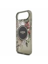 Guess Guess IML Flowers Strap MagSafe Zadnji ovoj za iPhone Air Black