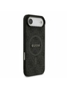 Guess Guess PU Leather 4G Colored Ring MagSafe Zadnji ovoj za iPhone Air Black
