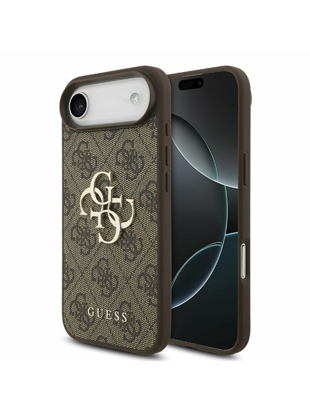 Guess Guess PU 4G Metal Logo Zadnji ovoj za iPhone Air Brown