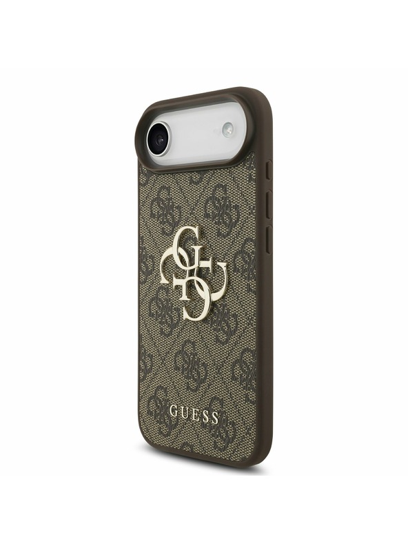 Guess Guess PU 4G Metal Logo Zadnji ovoj za iPhone Air Brown