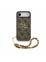 Guess Guess PU 4G Metal Logo Strap Zadnji ovoj za iPhone Air Brown