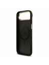 Guess Guess PU Leather 4G Gold Frame MagSafe Zadnji ovoj za iPhone Air Black