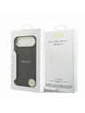 Guess Guess PU Leather 4G Gold Frame MagSafe Zadnji ovoj za iPhone Air Black