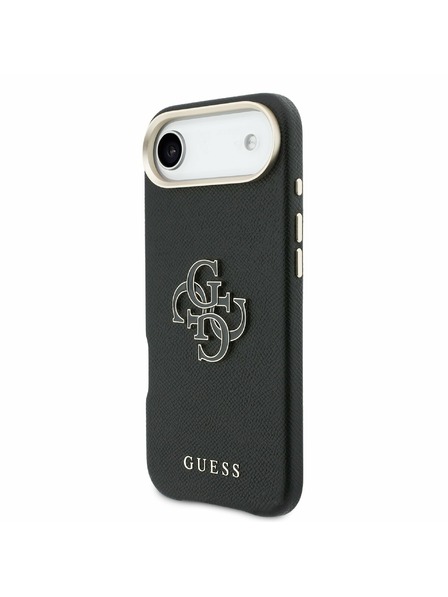 Guess Guess PU Resin Logo Zadnji ovoj za iPhone Air Black
