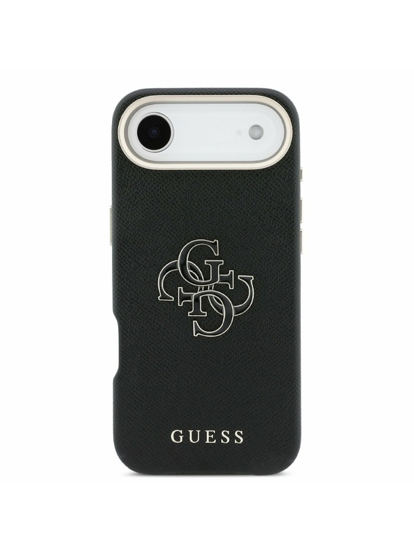 Guess Guess PU Resin Logo Zadnji ovoj za iPhone Air Black
