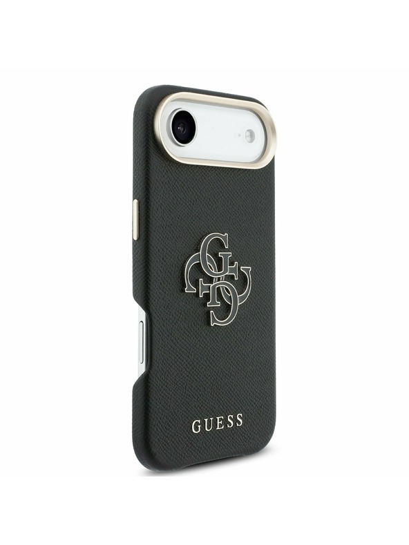 Guess Guess PU Resin Logo Zadnji ovoj za iPhone Air Black