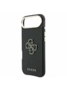 Guess Guess PU Resin Logo Zadnji ovoj za iPhone Air Black