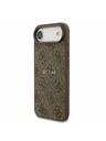Guess Guess PU Leather 4G Colored Ring MagSafe Zadnji ovoj za iPhone Air Brown