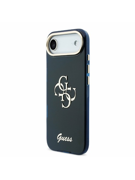 Guess Guess IML 4G Script Metal Logo Zadnji ovoj za iPhone Air Blue