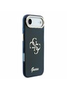 Guess Guess IML 4G Script Metal Logo Zadnji ovoj za iPhone Air Blue
