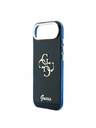 Guess Guess IML 4G Script Metal Logo Zadnji ovoj za iPhone Air Blue