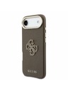 Guess Guess PU Resin Logo Zadnji ovoj za iPhone Air Brown