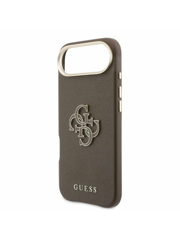 Guess Guess PU Resin Logo Zadnji ovoj za iPhone Air Brown