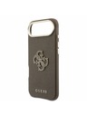 Guess Guess PU Resin Logo Zadnji ovoj za iPhone Air Brown