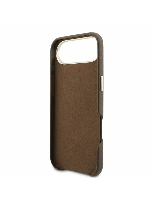 Guess Guess PU Resin Logo Zadnji ovoj za iPhone Air Brown