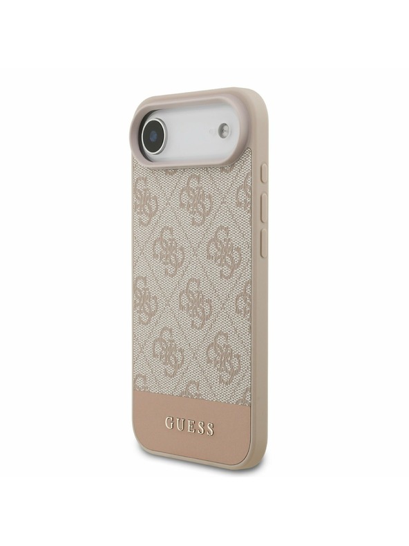 Guess Guess PU 4G Črta Zadnji Ohišje za iPhone Air Roza