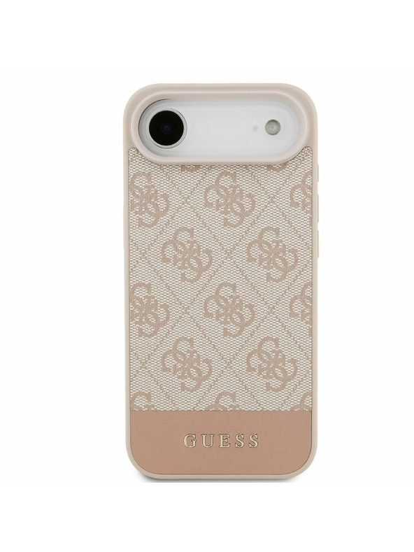 Guess Guess PU 4G Črta Zadnji Ohišje za iPhone Air Roza