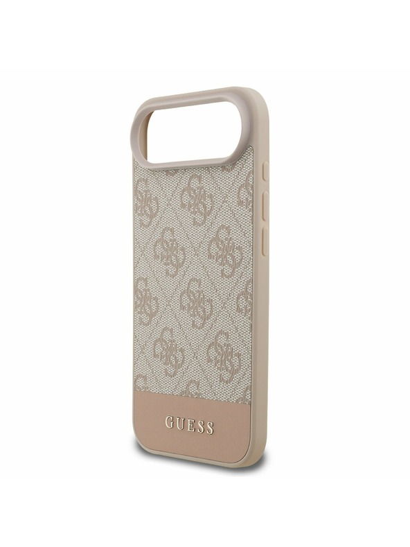 Guess Guess PU 4G Črta Zadnji Ohišje za iPhone Air Roza