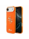 Guess Guess IML 4G Napis Metal Logotip Zadnji Ohišje za iPhone Air Oranžna