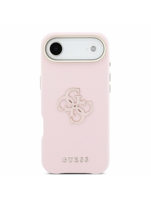 Guess Guess PU Smolni Logotip Zadnji Ohišje za iPhone Air Roza