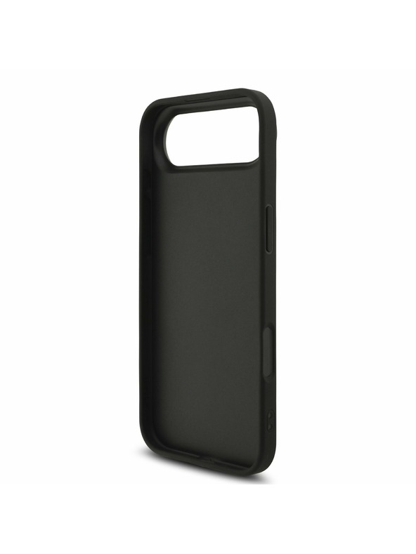 Guess Guess PU 4G Metal Logotip Trak Zadnji Ohišje za iPhone Air Črna