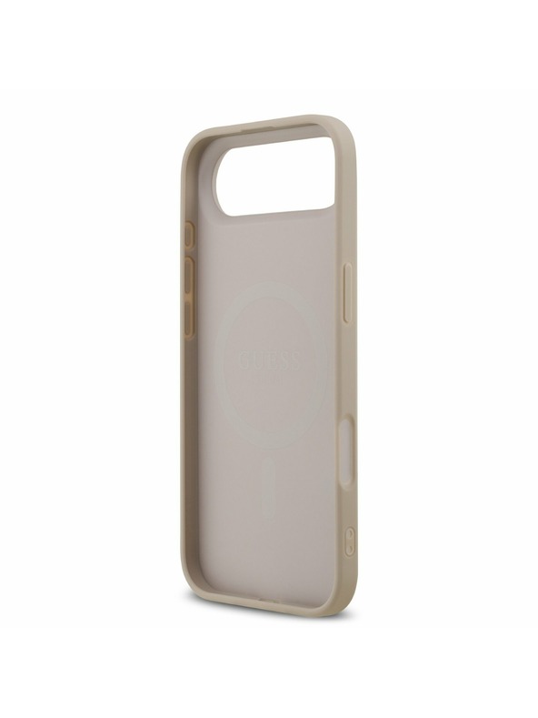 Guess Guess PU Usnjeni 4G Barvni Prstan MagSafe Zadnji Ohišje za iPhone Air Roza