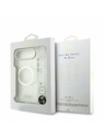 Guess Guess IML Blestečečni Napis Trak MagSafe Zadnji Ohišje za iPhone Air Prozorno