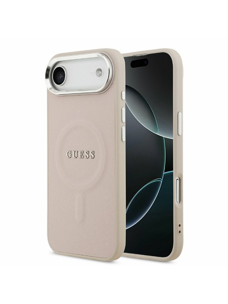 Guess Guess PU Saffiano MagSafe Zadnji Ohišje za iPhone Air Roza