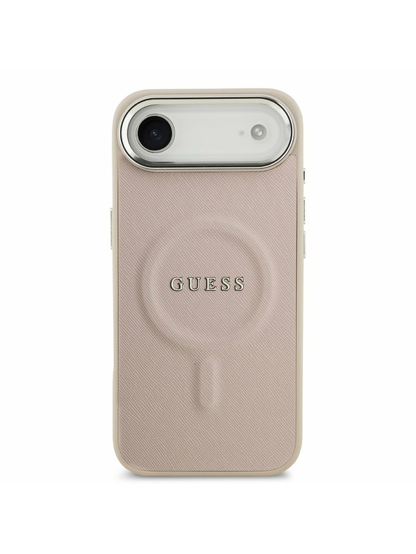Guess Guess PU Saffiano MagSafe Zadnji Ohišje za iPhone Air Roza