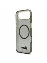 Guess Guess IML Blestečečni Napis Trak MagSafe Zadnji Ohišje za iPhone Air Črna