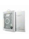 Guess Guess IML Blestečečni Napis Trak MagSafe Zadnji Ohišje za iPhone Air Črna