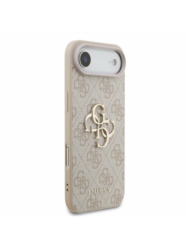 Guess Guess PU 4G Metal Logotip Trak Zadnji Ohišje za iPhone Air Roza
