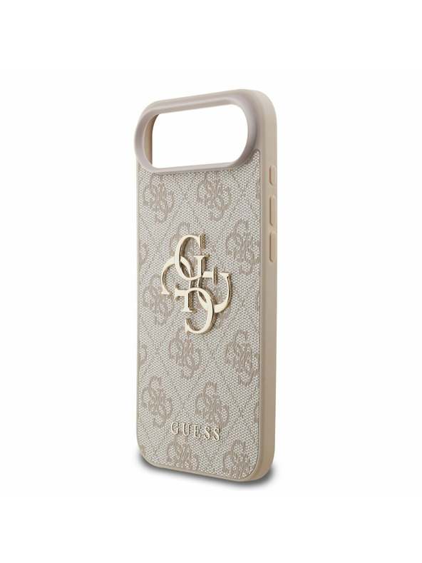 Guess Guess PU 4G Metal Logotip Trak Zadnji Ohišje za iPhone Air Roza
