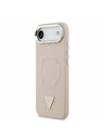 Guess Guess PU Usnjeni Trikotni Logotip MagSafe Zadnji Ohišje za iPhone Air Roza