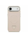 Guess Guess PU Usnjeni Trikotni Logotip MagSafe Zadnji Ohišje za iPhone Air Roza