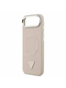 Guess Guess PU Usnjeni Trikotni Logotip MagSafe Zadnji Ohišje za iPhone Air Roza