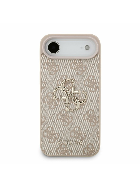 Guess Guess PU 4G Metal Logotip Zadnji Ohišje za iPhone Air Roza