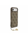 Guess Guess 4G Charm MagSafe Zadnji Ohišje za iPhone Air Tone on Tone Rjava