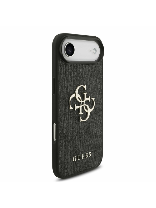 Guess Guess PU 4G Metal Logotip Zadnji Ohišje za iPhone Air Siva