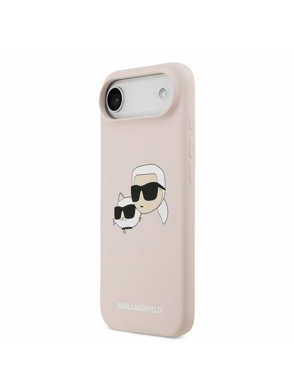Karl Lagerfeld Karl Lagerfeld Liquid Silicone Double Heads MagSafe Zadnji Ohišje za iPhone Air Roza